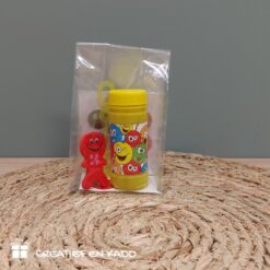 grappige gezichtjes bellenblaas traktatie, kant&klaar traktatie, trakteren, complete traktatie, emotions traktatie, emoji trakteren