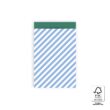 kadozakje stripe diagonal sea blue crocodile green, inpakken (2)