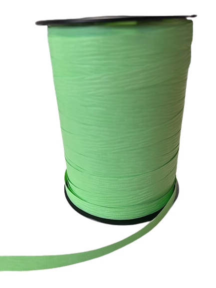 krullint paperlook mint groen, kadolint groen, inpakken, kadolint mint