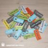 Vilten sleutelhanger juf of meester, een leuk cadeau voor juf of meester