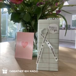 inpakpapier minimal dots, kadopapier slim tiles, inpakken
