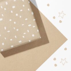 kadopapier minimal dots, inpakpapier, inpakken, inpakinspiratie