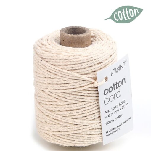 cotton touw naturel, katoen koord naturel, inpakken