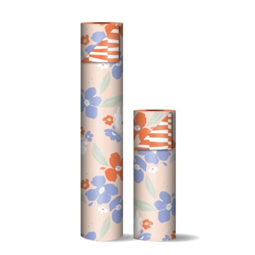 rollen inpakpapier fresh flowers warm