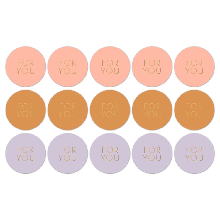 kadostickers spring, sluitstickers for you, inpakken