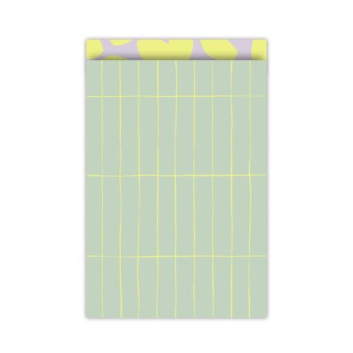 kadozakje slim tiles mint/geel, inpakken