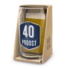 bierglas 40, bierglas verjaardag, bierglas jubileum, kado jubileum, kado verjaardag