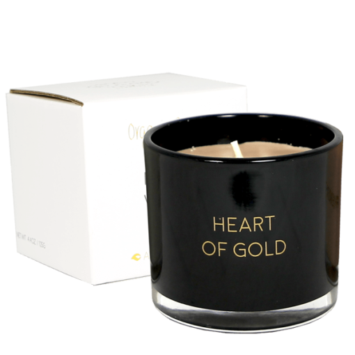 geurkaars met wensarmband heart of gold, sojawas kaars, warm cashmere geurkaars