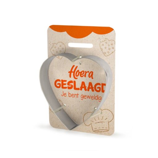 koekjes vorm hoera geslaagd. Je bent geweldig, examen kadootje, examen kandidaat
