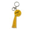 tassel sleutelhanger bedankt je bent fantastisch, kado juf, kado afscheid, bedankje, leren sleutelhanger