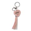 tassel sleutelhanger mama de liefste, leren sleutelhanger, stijlvolle sleutelhanger, Moederdag