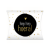 gondeldoosje hiep hiep hoera, kadodoosje felicitatie, inpakken verjaardag