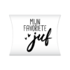 gondeldoosje mijn favoriete juf, kadodoosje juf, inpakken