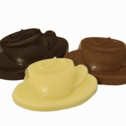 zakje vol (h)eerlijke chocolade, losse chocolade, thee chocolade