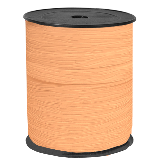 cadeaulint peach, kadolint peach, krullint perzik, inpakken