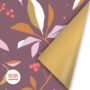 inpakpapier autumn beauty warm, kadopapier herfstbloemen