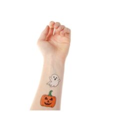 Halloween tattoos arm, trakteren Halloween, griezelige tatoeages