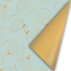 inpakpapier add some sparkle kerstballen, kadopapier kerstballen, inpakken kerstmis