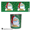 bliklabel merry christmas, snoepblik kerst, kerstpakket, kerstkadootje,