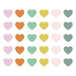 kadostickers mini hearts retro