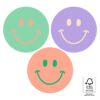 Kadostickers smiley colour – 3 stuks, om je cadeau mooi in te pakken