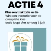 Actie 4, 10 jaar set klassentraktatie