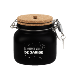 luxe spaarpot jarige, spaarpot voor de jarige, kado verjaardag