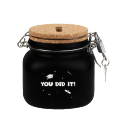 luxe spaarpot you did it!, kado geslaagd, prestatie kadoos