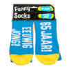 funny socks 60 jaar eeuwig jong, sokken 60 jaar, kado man, sokken met humor