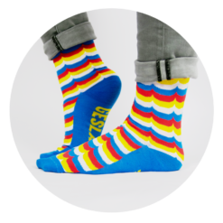 funny socks hoera geslaagd, kado diploma, examen kado