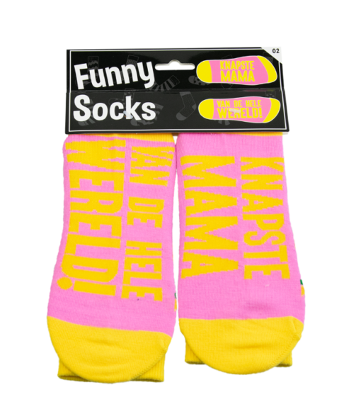 funny socks knapste mama van de hele wereld, sokken mama, kado Moederdag