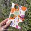 inpakpapier smiley confetti feest, kadosticker smiley mini, inpakken, inpakinspiratie, brandrep Noor (4)