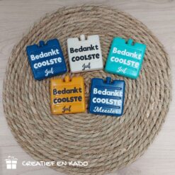 koelelement coolste juf, koel element coolste meester, kado leerkracht, einde schooljaar kado