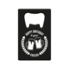 metalen bieropener happy birthday, bieropener verjaardag, metal beer openers, kado man