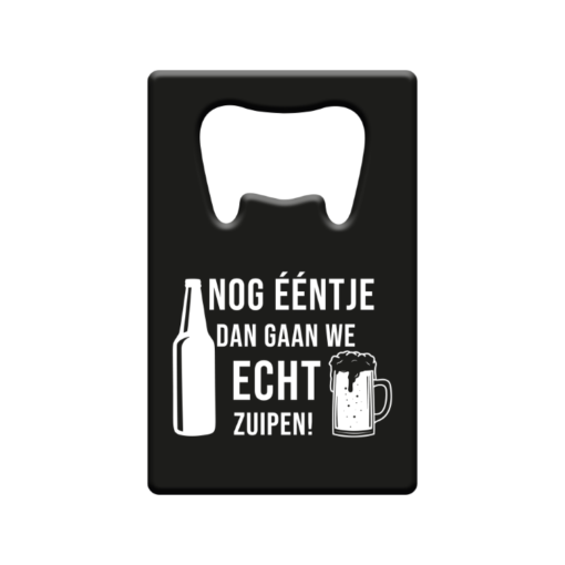 metalen bieropener nog eentje dan gaan we echt zuipen, metal beer opener, kado man