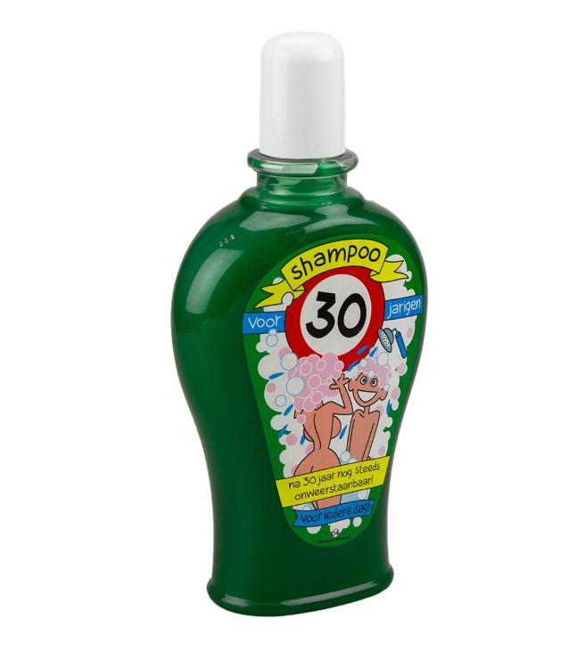 fun shampoo 30 jaar, kroonleeftijd 30 jaar, kado verjaardag