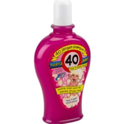 fun shampoo 40 jaar vrouw, kroonleeftijd 40 jaar, kado voor haar, kado verjaardag