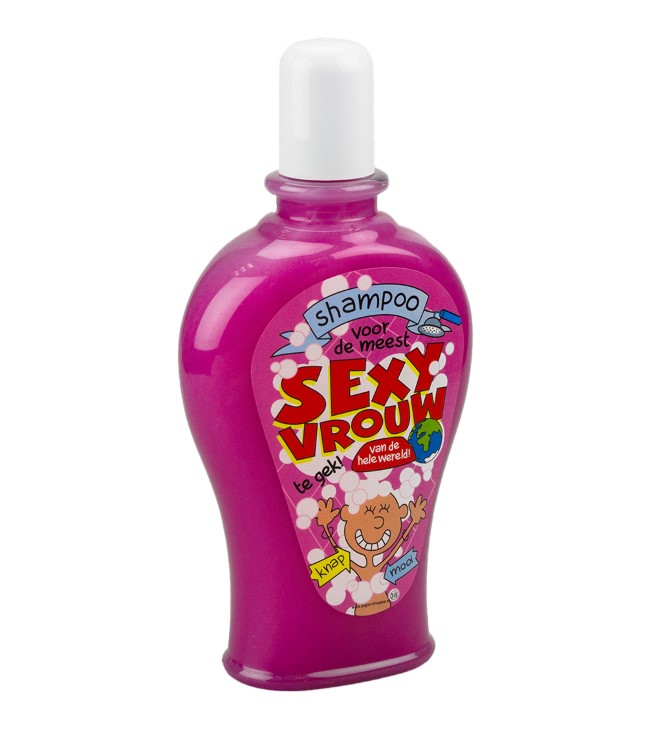 fun shampoo sexy vrouw, kado vrouw, kado voor haar, dames kado, kado met humor, kado vrijgezellenfeest