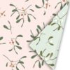 inpakpapier mistletoe memories classic, kadopapier mistletoe skin, inpakken kerstmis