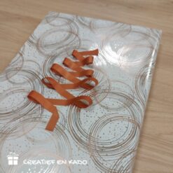 inpakpapier rosegoud, inpakpapier glitter & glamour, inpakken, inpakinspiratie, inpakken kerst, krullint kerstboom