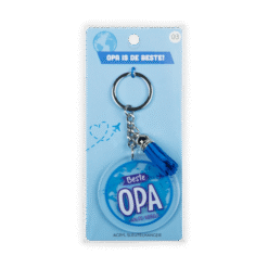 acryl sleutelhanger opa verpakking