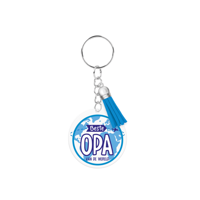 acryl sleutelhanger opa