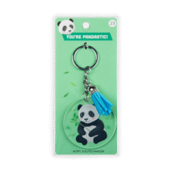 acryl sleutelhanger panda verpakking