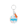 acryl sleutelhanger papa