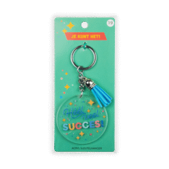 acryl sleutelhanger succes verpakking