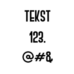 Voorbeeld lettertype Boven