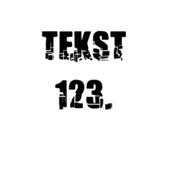 Voorbeeld lettertype Break