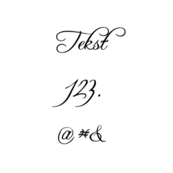 Voorbeeld lettertype Freebooter