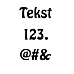 Voorbeeld lettertype Hobo