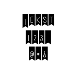 Voorbeeld lettertype Little swag
